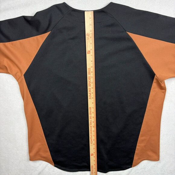 Vintage Majestic San Francisco Giants Jersey 2XL Made USA Black Orange MLB SF - Picture 10 of 12